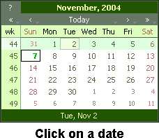 Green Calendar