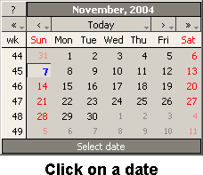 Winxp Calendar